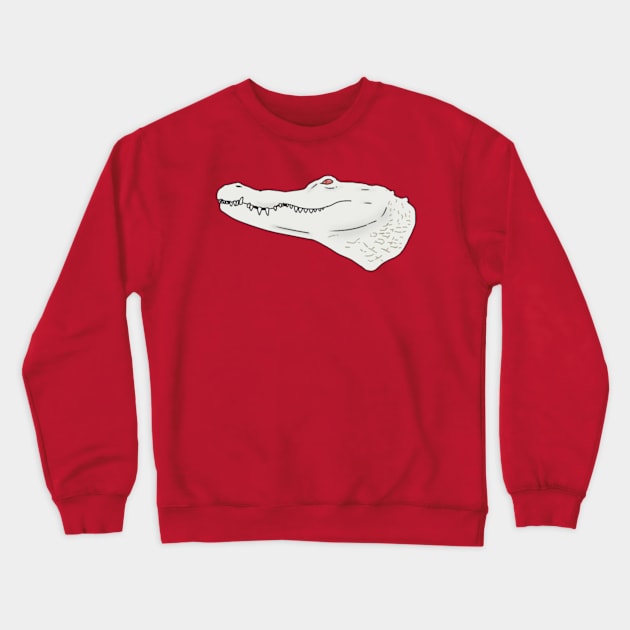 Albino Alligator Crewneck Sweatshirt by Animals shop